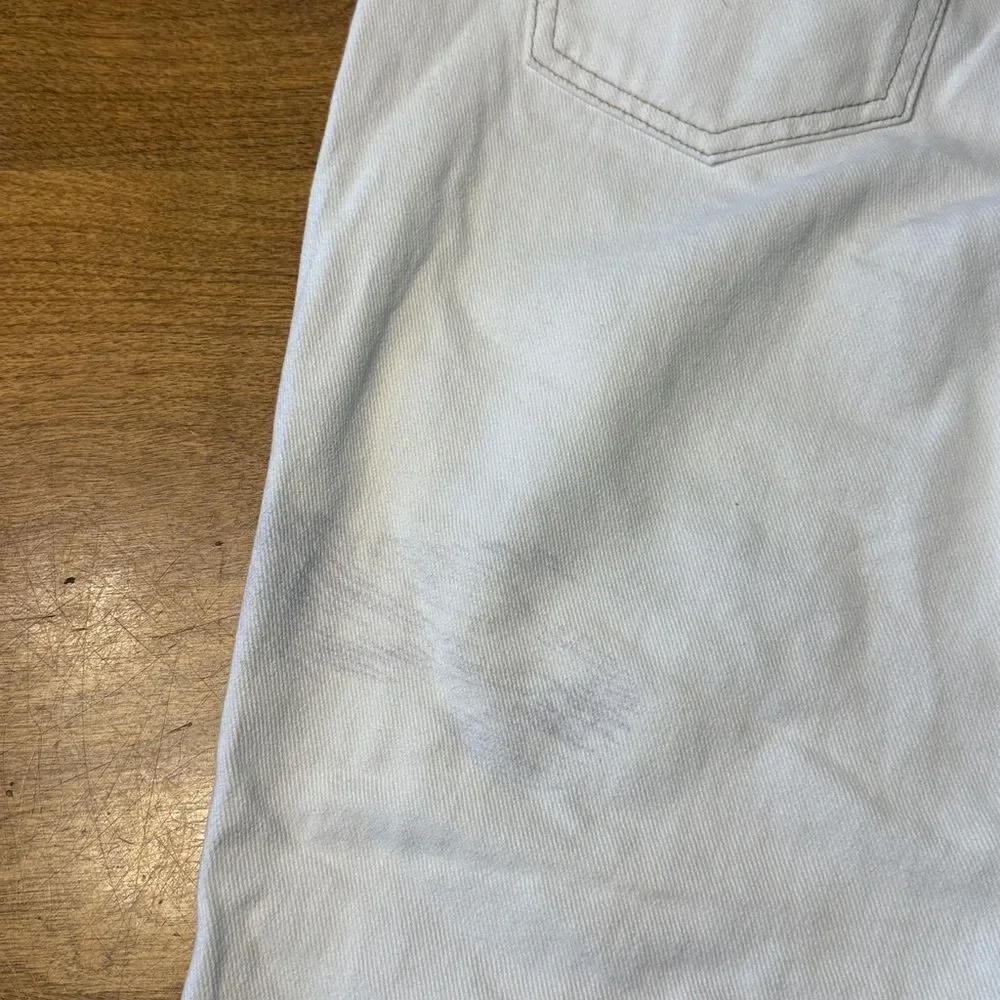 PacSun High Rise Distressed Straight Leg Jeans